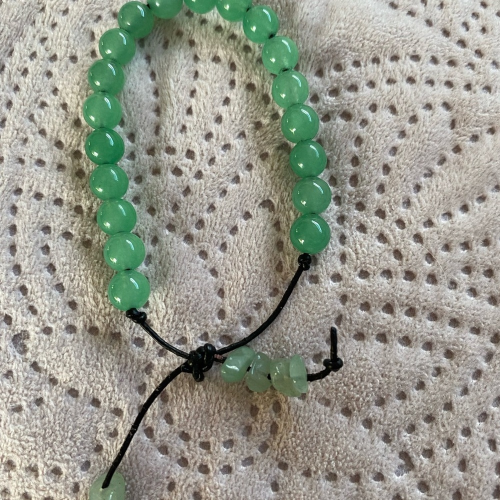 Adjustable amazonite bracelet